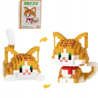 Klocki - Klocki konstrukcyjne BRICKS Kot Rudy 439 el. Kolekcja Prezent Mały Kotek - miniaturka - grafika 1