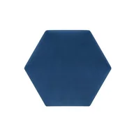 Panele ścienne i boazeria - Panel tapicerowany HEXAGO PH niebieski 17 x 17 cm ME15 - miniaturka - grafika 1