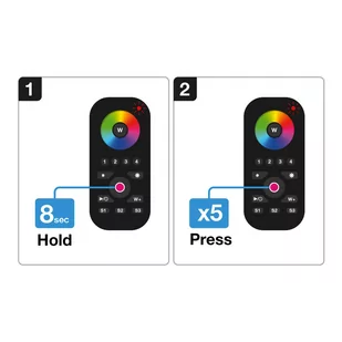 SLC SmartOne ZigBee pilot 4-kanałowy RGB RGBW - Systemy inteligentnych domów - miniaturka - grafika 3
