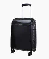 Walizki - PUCCINI Kabinowa czarna walizka z policarbonu - miniaturka - grafika 1