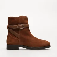 Botki damskie - TOMMY HILFIGER ELEVATED ESSENTIAL BOOT SUEDE - Tommy Hilfiger - miniaturka - grafika 1