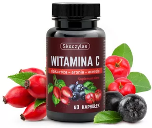 SKOCZYLAS Skoczylas Witamina C TRIO 60 kap odporność acerola SK8034 - Suplementy naturalne - miniaturka - grafika 1