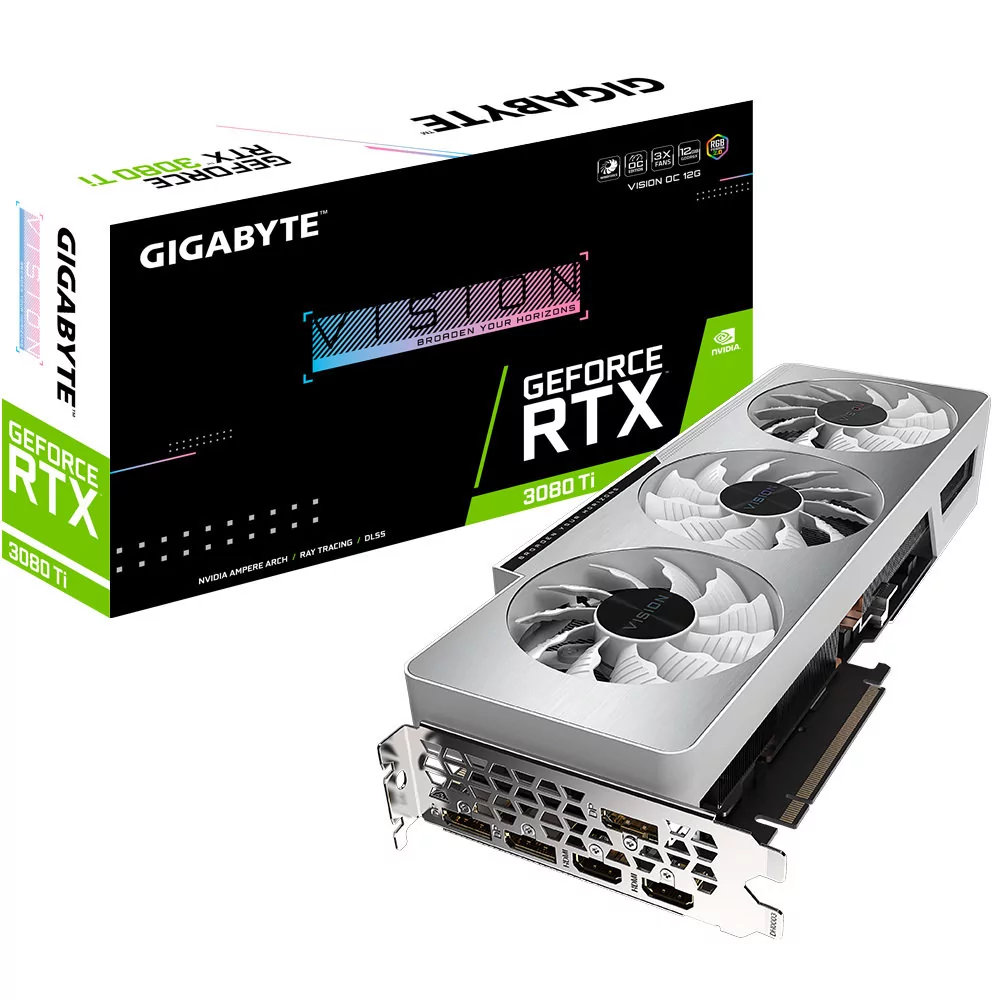 Gigabyte GeForce RTX 3080 Ti Vision OC 12GB GDDR6X GV-N308TVISION OC-12GD 1.0 GV-N308TVISION OC-12GD