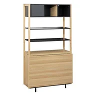 Regały - Regał Extensio szary/naturalny - miniaturka - grafika 1