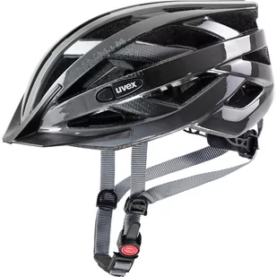 UVEX Air Wing Kask rowerowy Dzieci, szary/czarny 56-60cm 2022 Kaski dla dzieci S4144262417 - Kaski rowerowe - miniaturka - grafika 1