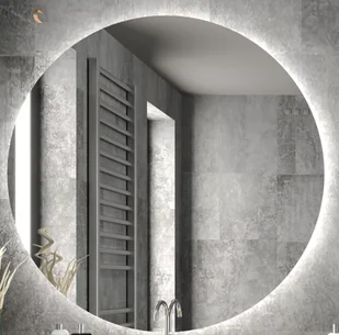 Lustro okrągłe podświetlane LED średnica 700 mm IP33.com /GLASS BUSTER - Lustra - miniaturka - grafika 1