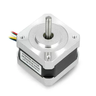Silnik krokowy 42HS34-0406 200 kroków/obr 10V / 0,4A / 0,15Nm - Akcesoria i części modelarskie - miniaturka - grafika 1