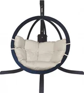 Fotele ogrodowe wiszące - Koala Zestaw: stojak Alicante Antracyt + fotel Swing Chair Single 9, kremowy Alicante +Swing Chair Single 9 - miniaturka - grafika 1