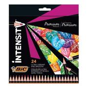 Przybory szkolne - BIC Kredki ołówkowe  Intensity Premium 24 kolorów pudełko - miniaturka - grafika 1