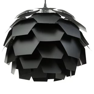 Beliani Lampa wisząca Lampa wisząca czarna SEGRE 28147 - Lampy sufitowe - miniaturka - grafika 1