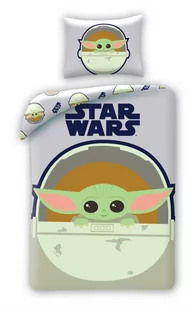 Pościel na licencji 140x200 Star Wars Baby Yoda - Pościel dla dzieci - miniaturka - grafika 1