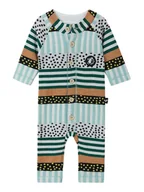 Pajacyki dla niemowląt - Reima Rampers "Moomin" w kolorze turkusowym - miniaturka - grafika 1