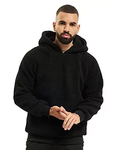 Urban Classics Męska bluza z kapturem Sherpa, czarny (Black 00007), XL - Bluzy męskie - miniaturka - grafika 1