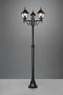 Lampy ogrodowe - Livenza H200 lampa stojąca ogrodowa 3xE27 czarna 405760332 - miniaturka - grafika 1