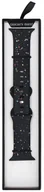 Akcesoria do smartwatchy - GlacierX pasek do smartwatcha Silicone Loop Band Black Sprinkle do Apple Watch 42/44/45/49mm Czarny multikolor - miniaturka - grafika 1