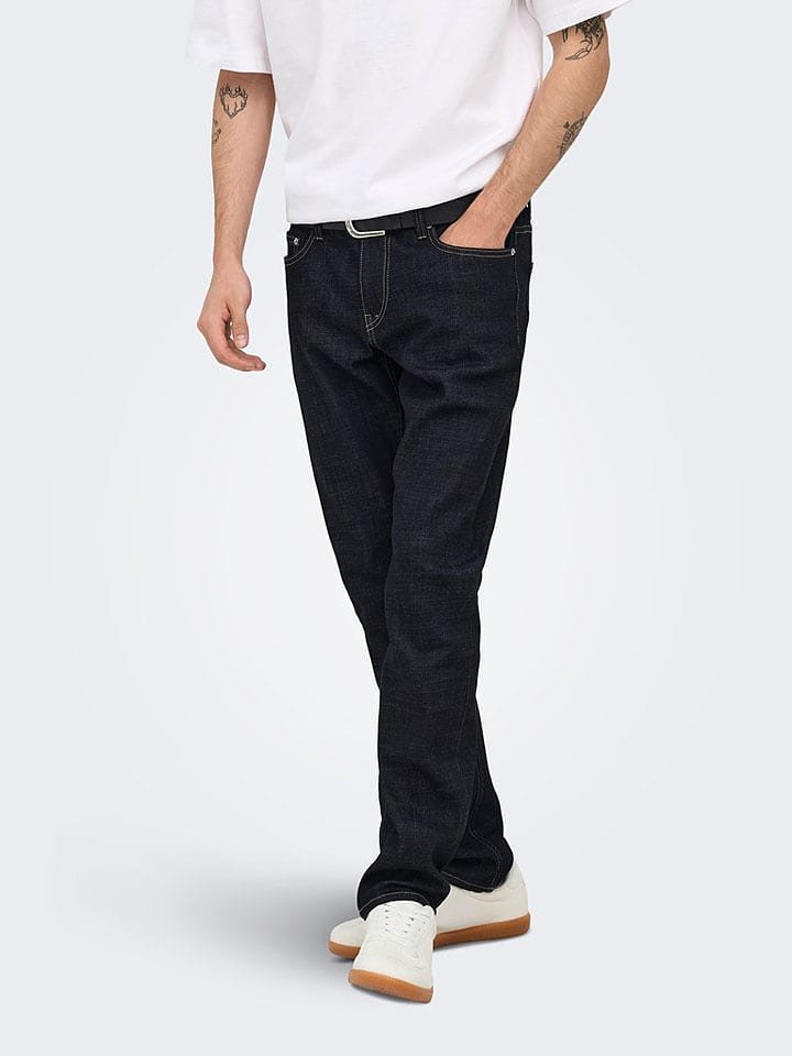 ONLY & SONS Dżinsy - Slim fit - w kolorze granatowym