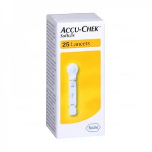 Roche Lancety Accu-chek Softclix x 25 szt - Glukometry i akcesoria dla diabetyków - miniaturka - grafika 1