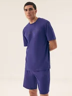 Piżamy damskie - Piżama męska Olive Henderson niebieski M - miniaturka - grafika 1