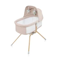 Łóżeczka i kojce - Łóżeczko Niemowlęce z Funkcją Kołyski Lionelo Malin Evo Beige Natural - miniaturka - grafika 1