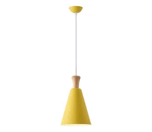 Żyrandol na lince 1xE27/15W/230V żółty - Lampy sufitowe - miniaturka - grafika 1
