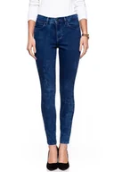 Spodnie damskie - Wrangler, Spodnie damskie, High Skinny Blue Marble W27H6890M, rozmiar W26 L32 - miniaturka - grafika 1