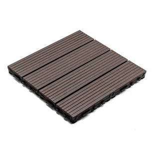 Podest Tarasowy Kompozytowy Ciemny Brąz 30 x 30 x 2,5cm - Podesty i deski tarasowe - miniaturka - grafika 1