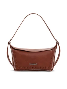 Desigual Torebka 25SAXP52 Brązowy - Torebki damskie - miniaturka - grafika 1