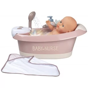 Smoby Baby Nurse Wanienka z hydromasażem i światłem 220368 - Akcesoria dla lalek - miniaturka - grafika 2