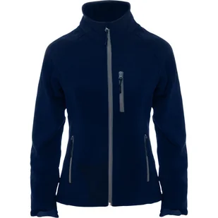 Kurtka Damska SOFTSHELL MEMBRANA Bez Kaptura ROLY SS6433 NAVY BLUE L - Kurtki damskie - miniaturka - grafika 1
