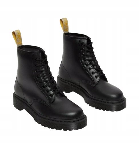 DR MARTENS GLANY CZARNE SKÓRZANE KLASYCZNE NA WYSOKIEJ PODESZWIE 37 14AA
