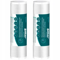 Folia, papier śniadaniowy, serwetki - 2x Folia Moletowana Próżniowa na Żywność do Zgrzewarek Rękaw 20cm Rolka 6m - miniaturka - grafika 1