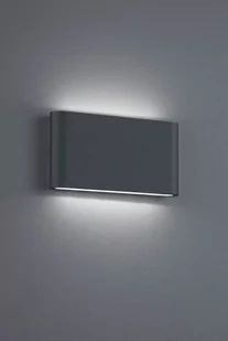 Trio Leuchten Kinkiet Batt LED 17 5cm ciemnoszary - Lampy ogrodowe - miniaturka - grafika 1
