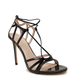 Pinko Sandały na szpilce CALILA 03 MIRROR | z dodatkiem skóry - Sandały damskie - miniaturka - grafika 1