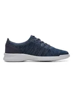 Trampki męskie - Clarks Sneakersy "Donoway Knit" w kolorze granatowym - miniaturka - grafika 1