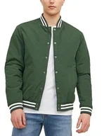 Kurtki męskie - Bestseller A/S Jjwarrior College Bomber kurtka męska, Widok górski, szczegóły: ze wskazówkami, XL - miniaturka - grafika 1