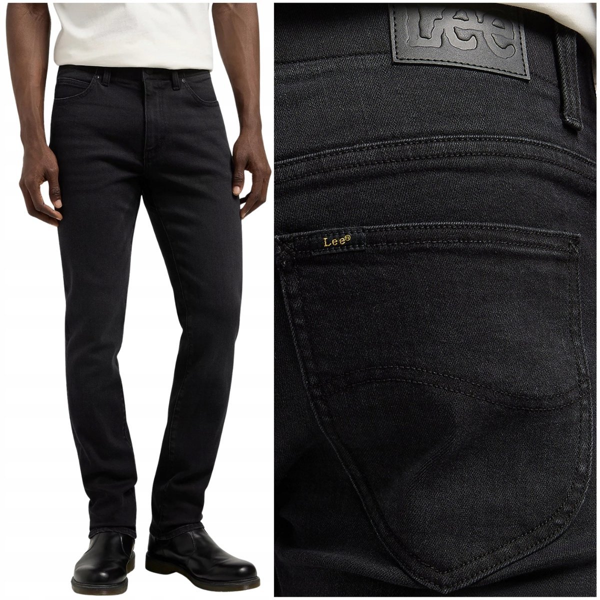 Lee SKINNY FIT Extreme Motion Sion wygodne spodnie jeansowe rurki W34 L34
