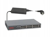 Switche - Switch Pulsar USF2624P Ultralink FastEthernet Switch 24x PoE+, 2xRJ45 - miniaturka - grafika 1