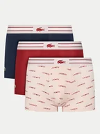 Majtki męskie - Lacoste Komplet 3 par bokserek 5H4748 Kolorowy - miniaturka - grafika 1