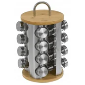 Pojemniki na przyprawy - Klausberg STOJAK NA PRZYPRAWY 16 POJEMNIKÓW KB-7553 KB-7553 - miniaturka - grafika 1