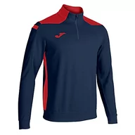Bluzy męskie - Joma Męska bluza Championship VI, granatowa, 3XL EU, niebieski morski, 3XL - miniaturka - grafika 1