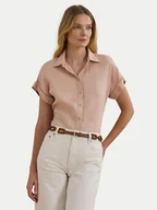 Koszule damskie - LAUREN RALPH LAUREN Koszula 200699152053 Różowy Relaxed Fit - miniaturka - grafika 1