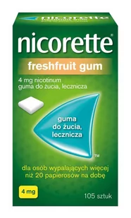 McNeil Nicorette FreshFruit 4mg 105 szt. - Rzucanie palenia - miniaturka - grafika 1