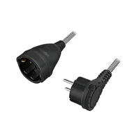 Kable komputerowe i do monitorów - LogiLink LPS104 kabel zasilające Czarny, Biały 3 m Wtyczka zasilająca typu F LPS104 - miniaturka - grafika 1