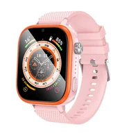 Akcesoria do smartwatchy - Smartwatch dla dzieci Hoco 1,83" 4G GPS z funkcją rozmowy Y101 różowy - miniaturka - grafika 1