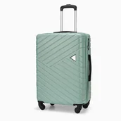 Walizki - Średnia walizka PUCCINI MALAGA ABS027B 5C Miętowa - miniaturka - grafika 1