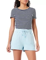 Spodenki damskie - Pepe Jeans Damskie szorty Calista, Niebieski (Dazed Blue), L - miniaturka - grafika 1