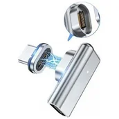 Złącza, przejściówki, adaptery - Adapter USB-C BELINE BLNAM01 Srebrny - miniaturka - grafika 1