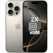 Telefony OUTLET - Smartfon APPLE iPhone 16 Pro (odnowiony, nieaktywowany) 5G 256GB 6.3" 120Hz Tytan naturalny (CPO) 2x eSIM - miniaturka - grafika 1