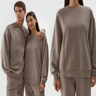 Bluzy damskie - BLUZA DRESOWA 4F UNISEKS L MĘSKA DAMSKA NIEROZPINANA TSWSU1313 AW24 - miniaturka - grafika 1