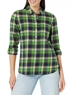 Koszule damskie - Tommy Hilfiger Damska koszula J2gm6365-gxs-m z kołnierzem zapinanym na guziki, New Leaf Multi, średnia, New Leaf Multi, M - miniaturka - grafika 1